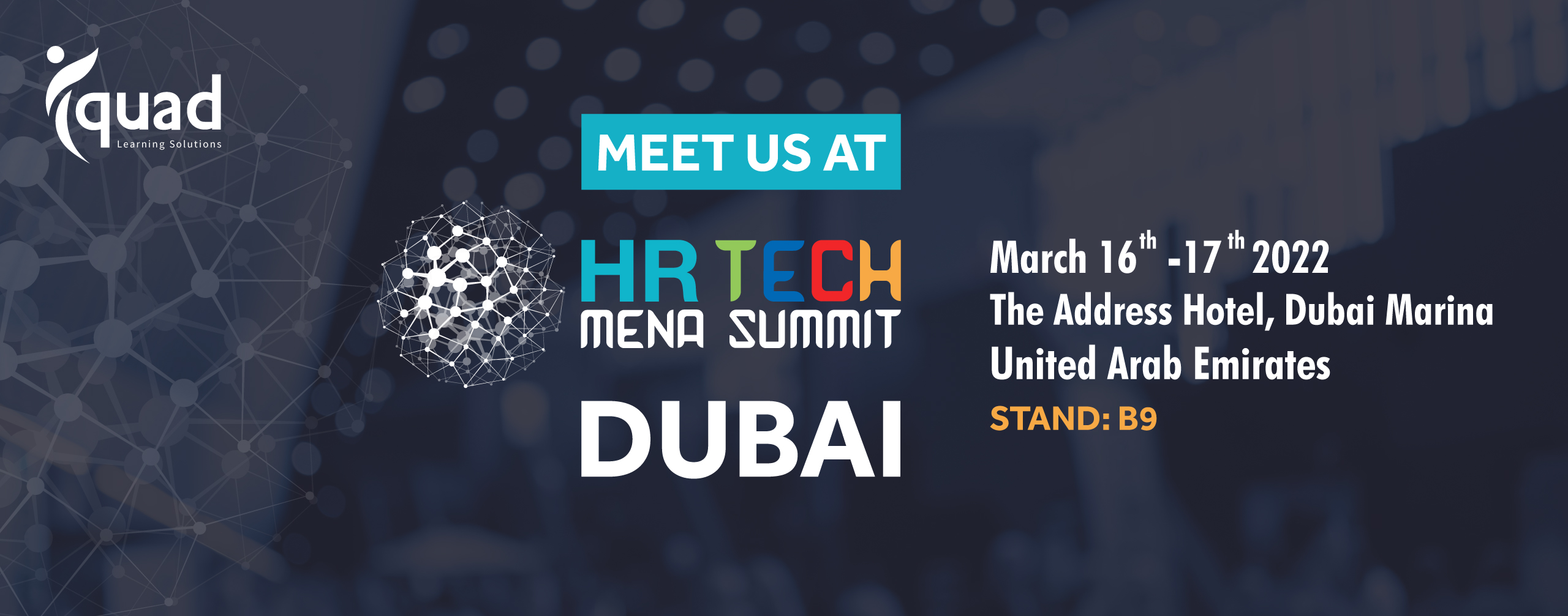 HR Tech Mena Summit 2022 IQUAD Learning Solutions